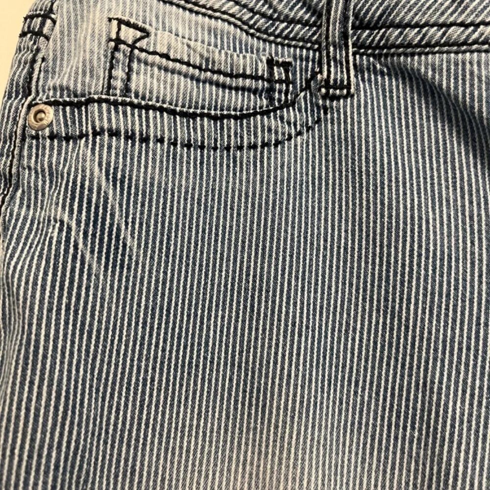 ReWash Low Rise Jeans - Size 7 - Denim & White Pin Stripe - EUC - Picture 8 of 14